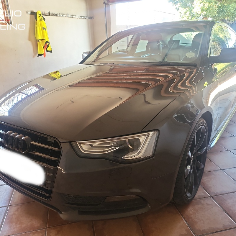 Audi A5 paint correction service in Dawn Park by Revelio Detailing. Expert swirl mark removal, polishing, and ceramic wax protection in Gauteng