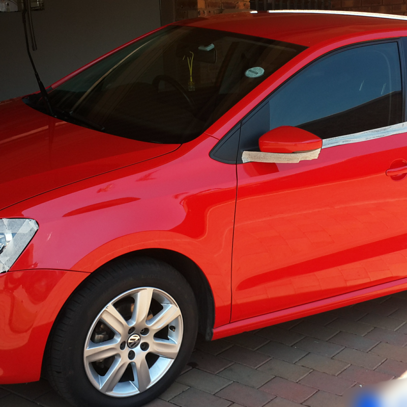 Ceramic coating  & Paint Correction application on a car in Pretoria West. Multi-year paint protection and hydrophobic finish by Revelio.